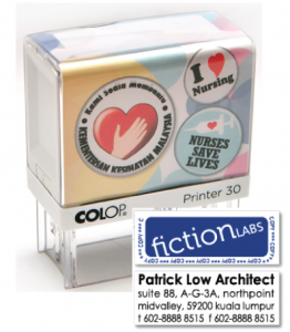 colop self-inking utk pegawai perubatan