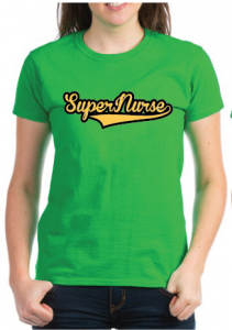 Super Nurse Tee 7- Green