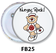 Nurse Button Badge