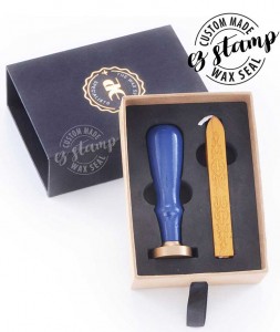 Custom Made Wax Seal Stamp - Blue