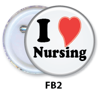 Nurse Button Badge - FB2