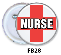 Nurse Button Badge