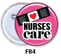 Nurse Button Badge - FB4