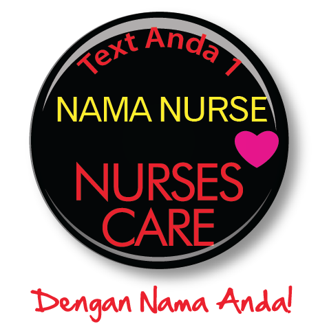 button badge for nurses with name