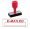red rubber stock stamp