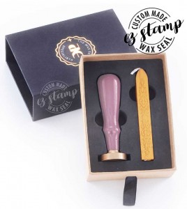 Custom Made Wax Seal Stamp - Pink