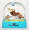 Choco Bear Stamp - WW11 (blue) 34 x 14mm