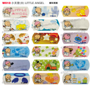 W010 小天使(大) LITTLE ANGEL name sticker 姓名贴纸