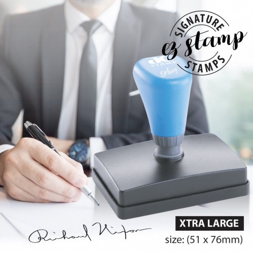 EXTRA LARGE SIGNATURE STAMP (51x76mm)