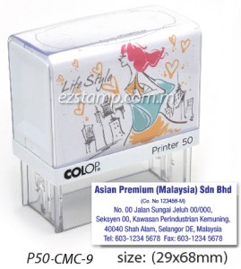 COLOP P50-CMC-9 (29x68mm)