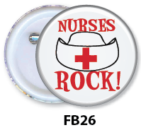 Nurse Button Badge