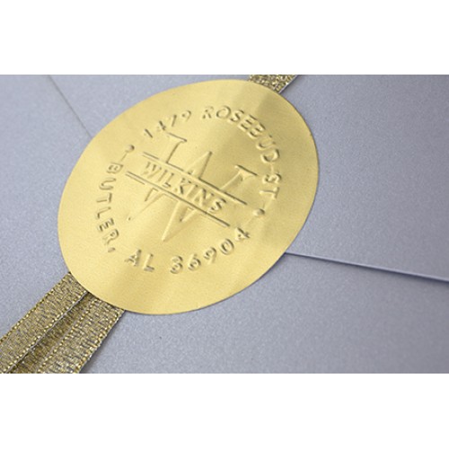 EMBOSSING GOLD LABELS