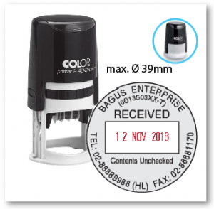 COLOP R40D/2 Color (Ø 39mm with Dater)