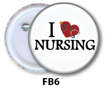 Nurse Button Badge