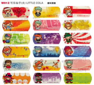 W012 可乐仙子(大) LITTLE COLA name sticker 姓名贴纸