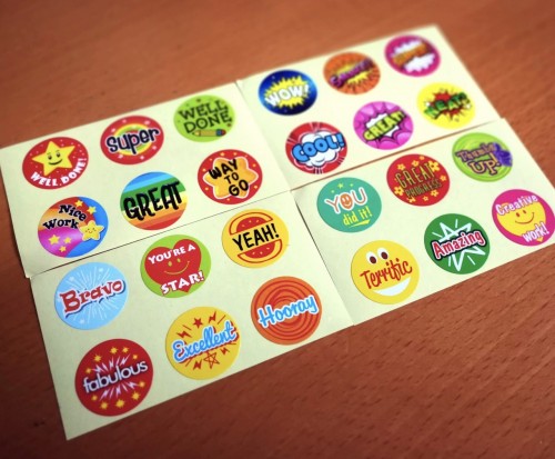 Teacher Reward Motivational Stickers