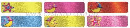 Lb5 缤纷星月  STARS &MOON name sticker 姓名贴纸