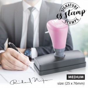 MEDIUM SIGNATURE STAMP (25x76mm)