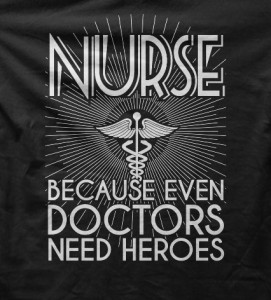 Nurse-Doctors Need Heroes-Black