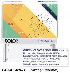 COLOP P40-AE-010-2