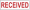red rubber stock stamp