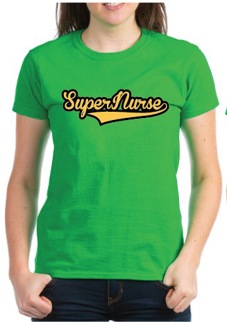 Super Nurse Tee 7- Green