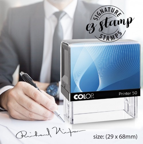 SIGNATURE STAMP - P50 (29x68mm)
